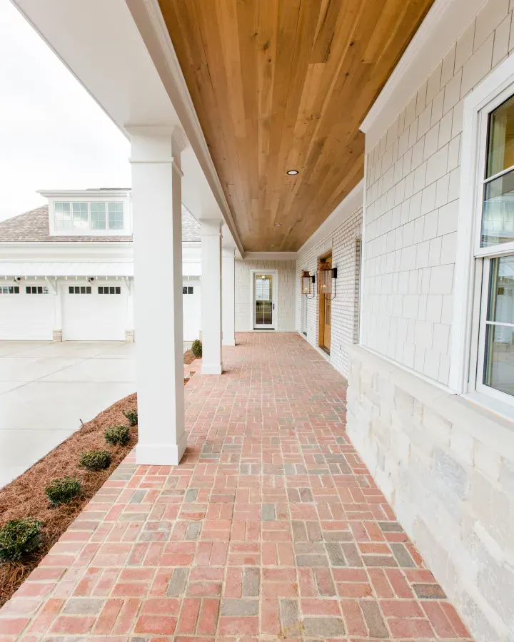Exterior walkway of a RALLE Homes project