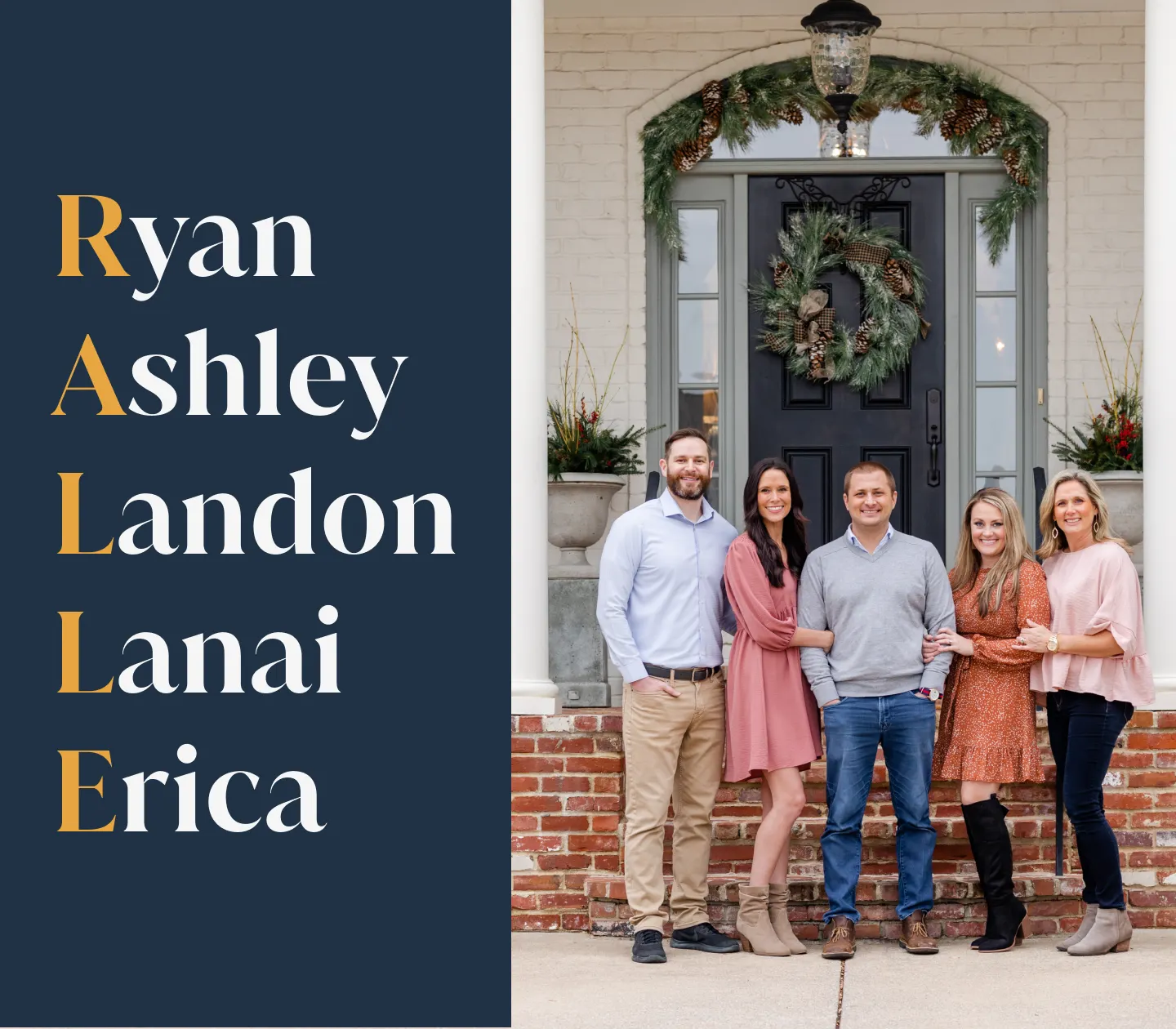 The Cox siblings Ryan, Ashley, Landon, Lanai, and Erica, whose initials spell RALLE